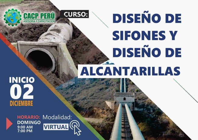Diseño De Sifones Y Diseño De Alcantarillas. 2018 - 2