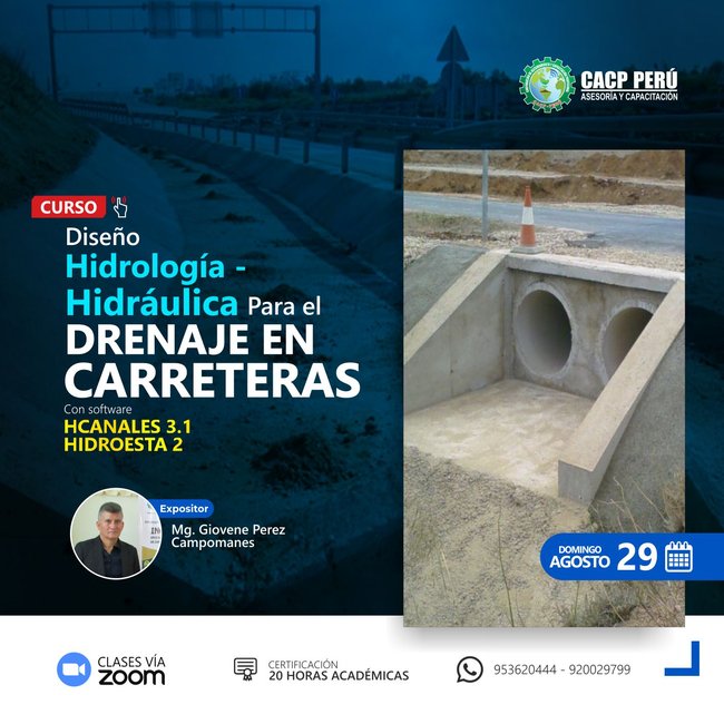 Diseño Hidrología - Hidráulica Para El Drenaje En Carreteras. 2021 - 2