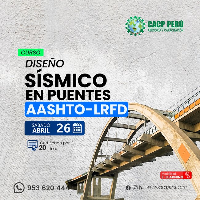 Diseño Sísmico En Puentes Aashto-Lrfd. 2025 - 1.2 E-Learning