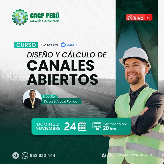 Diseño Y Cálculo De Canales Abiertos 2024 - 2