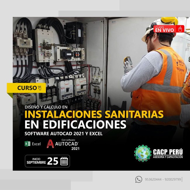 Diseño Y Cálculo En Instalaciones Sanitarias En Edificaciones Con Software Autocad 2021 Y Excel. 2021 - 2