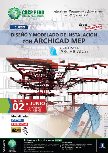 Diseño Y Modelado De Instalación Con Archicad V.22 Mep 2019 - 1