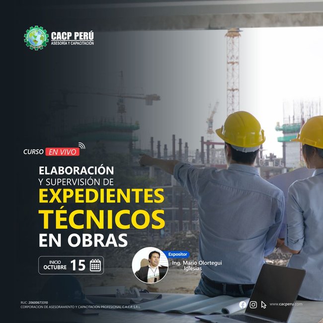 Elaboración Y Supervisión De Expedientes Técnicos En Obras. 2022 - 1
