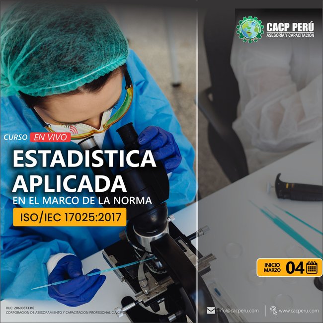 Estadística Aplicada En El Marco De La Norma Iso/Iec 17025:2017. 2023 - 1