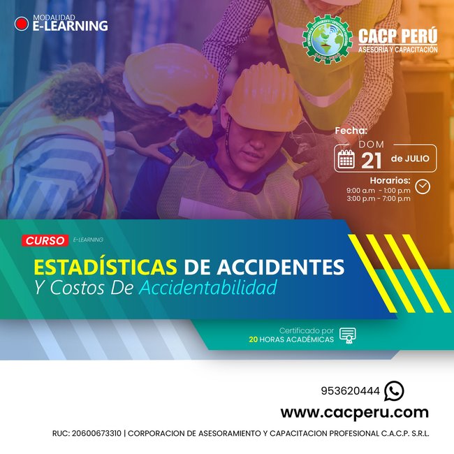 Estadisticas De Accidentes Y Costos De Accidentabilidad 2024 - 1.3 E-Learning