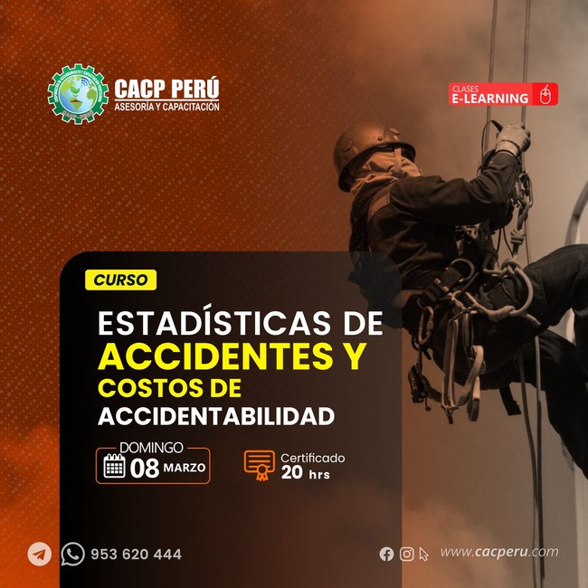 Estadísticas de accidentes y costos de accidentabilidad. 2026-1 E