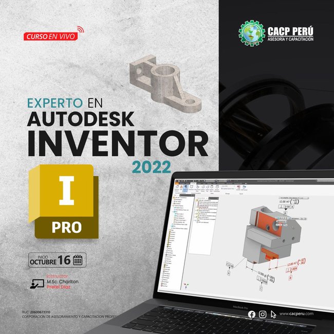 Experto En Autodesk Inventor 2022. 2022 - 2