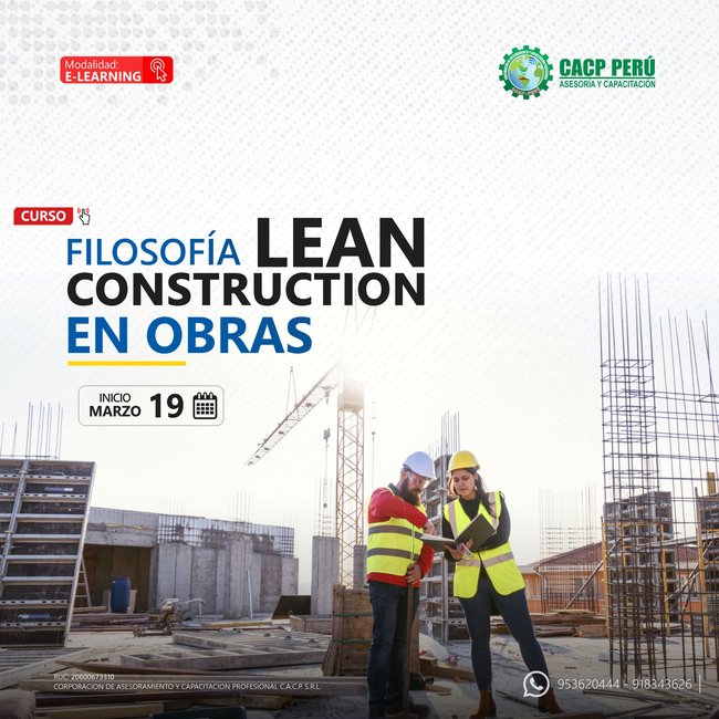 Filosofía Lean Construction En Obras. 2022 - 3 E-Learning