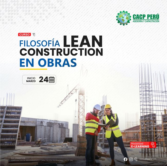 Filosofía Lean Construction En Obras 2023 - 2.2 E-Learning
