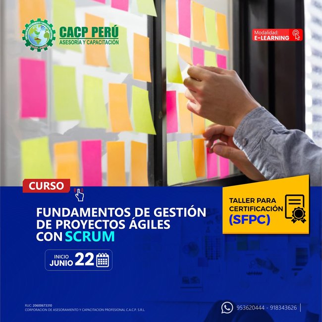 Fundamentos De Gestión De Proyectos Ágiles Con Scrum. 2024 - 1 E-Learning