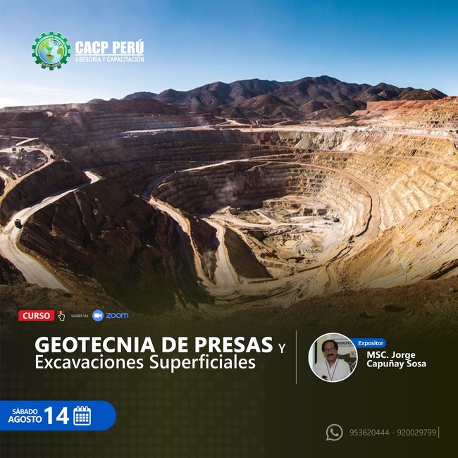 Geotecnia De Presas Y Excavaciones Superficiales. 2021 - 2
