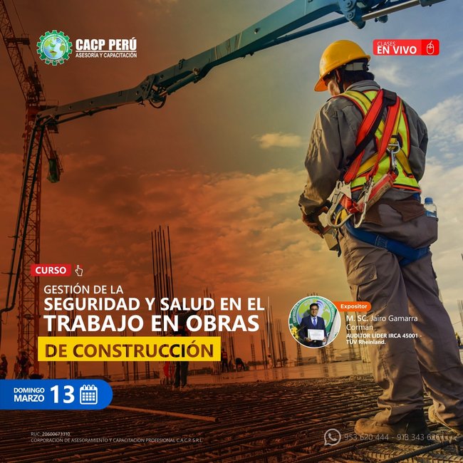 Gestión De La Seguridad Y Salud En El Trabajo En Obras De Construcción. 2021 - 5