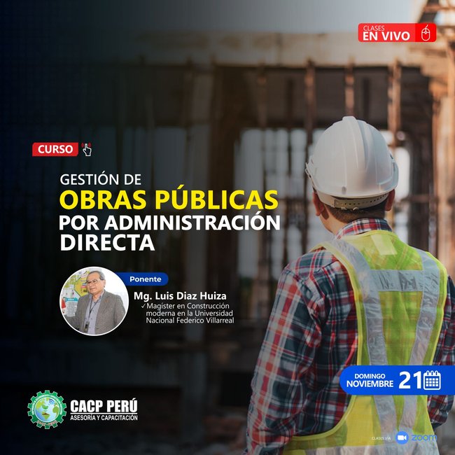 Gestión De Obras Públicas Por Administración Directa. 2021 - 5