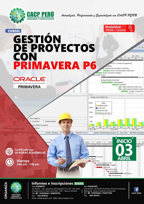 Gestión De Proyectos Con Primavera P6. 2020 - 1