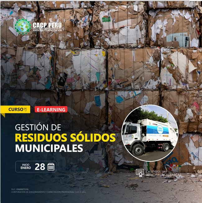 Gestión De Residuos Sólidos Municipales 2023 - 1 -E-Learning