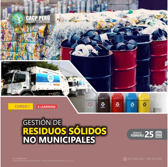 Gestión De Residuos Sólidos No Municipales 2023 - 1 -E-Learning