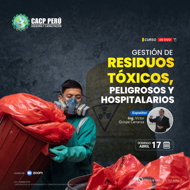 Gestión De Residuos Tóxicos, Peligrosos Y Hospitalarios. 2022 - 1