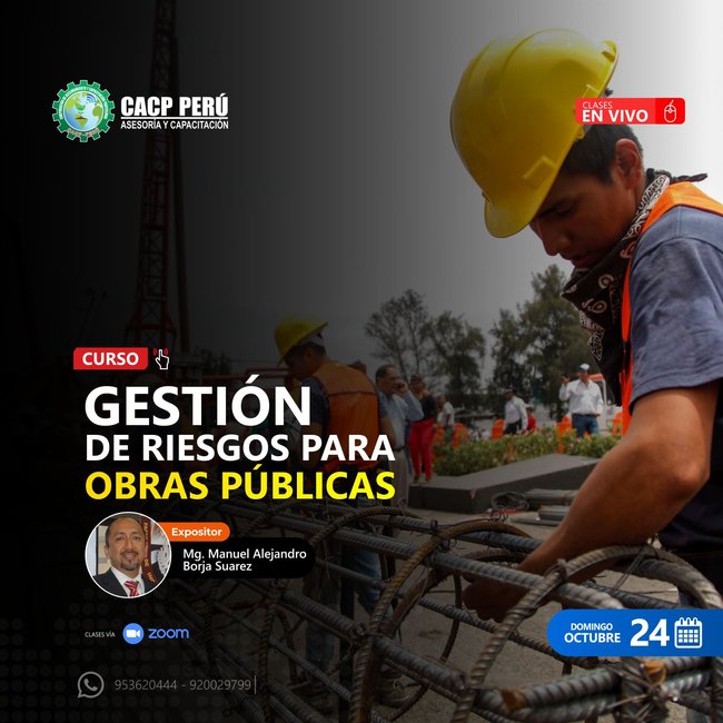 Gestión De Riesgos Para Obras Públicas. 2021 - 2
