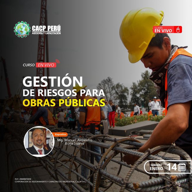 Gestión De Riesgos Para Obras Públicas. 2022 - 2