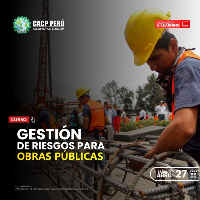 Gestión De Riesgos Para Obras Públicas 2023 - 2.2 E-Learning
