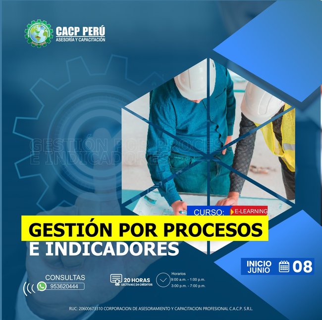 Gestión Por Procesos E Indicadores 2024 - 1 E-Learning