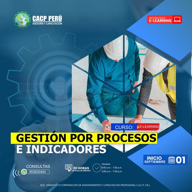 Gestión Por Procesos E Indicadores 2024 - 2 E-Learning