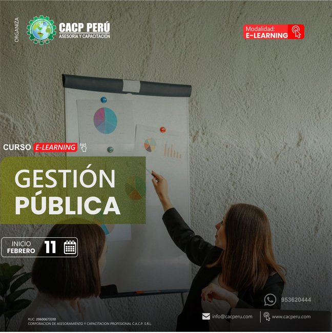 Gestión Pública 2024 - 1 E-Learning
