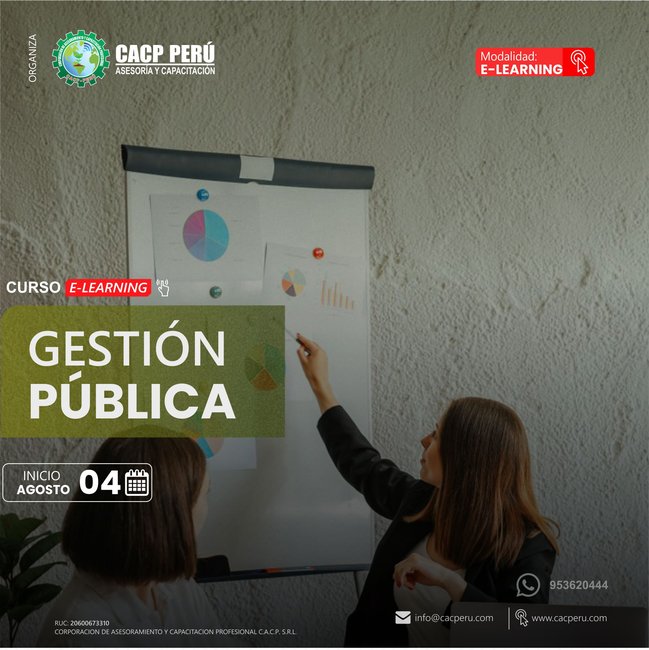 Gestión Pública 2024 - 2 E-Learning