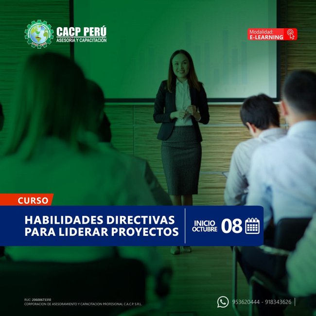 Habilidades Directivas Para Liderar Proyectos. 2022 - 2 - E-Learning