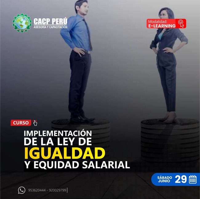 Implementación De La Ley Igualdad Y Equidad Salarial 2024 - 1 E-Learning
