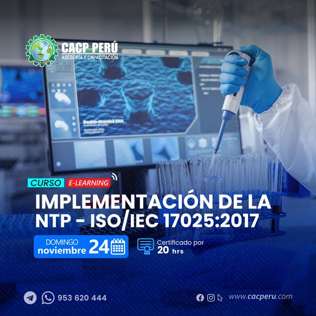 Implementación De La Ntp - Iso/Iec 17025:2017. 2024 - 2.1