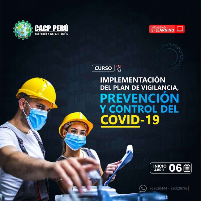 Implementación Del Plan De Vigilancia, Prevención Y Control Del Covid-19 2024 - 1 E-Learning