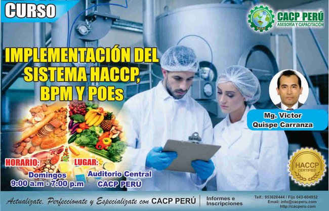 Implementación Del Sistema Haccp, Bpm Y Poes. 2018 - 1