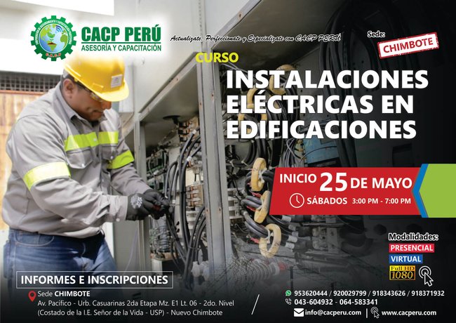 Instalaciones Eléctricas En Edificaciones. 2019 - Chimbote