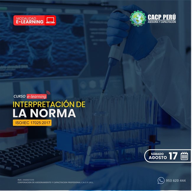 Interpretación De La Norma Iso/Iec 17025:2017 2024 - 2 E-Learning