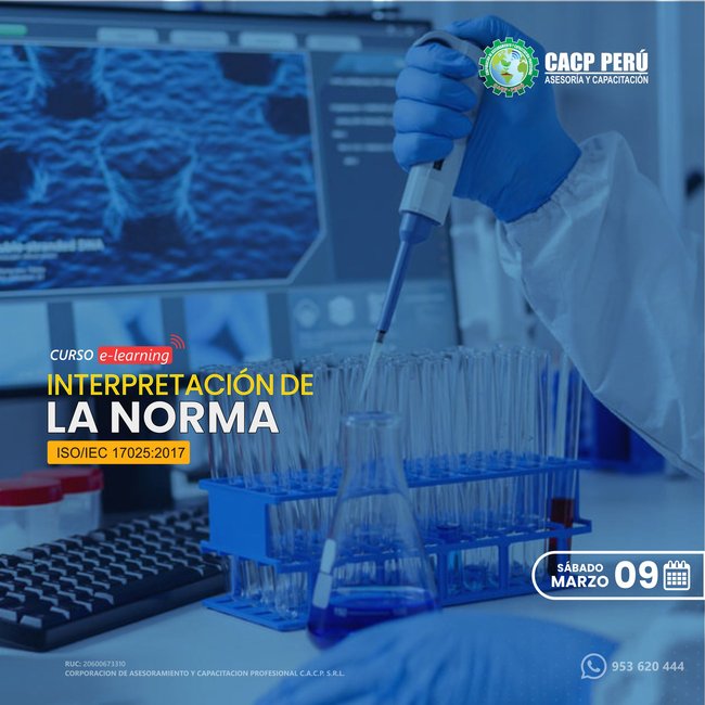 Interpretación De La Norma Iso/Iec 17025:2017 2024 - 1 E-Learning