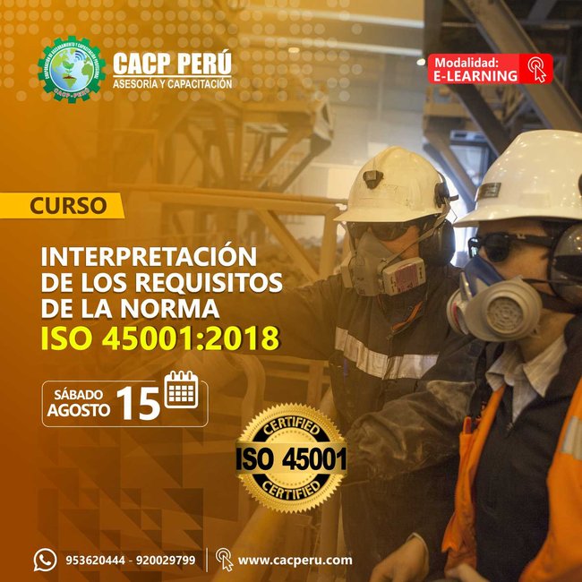 Interpretación De Los Requisitos De La Norma Iso 45001:2018. 2020 - 1 - Virtual - 1