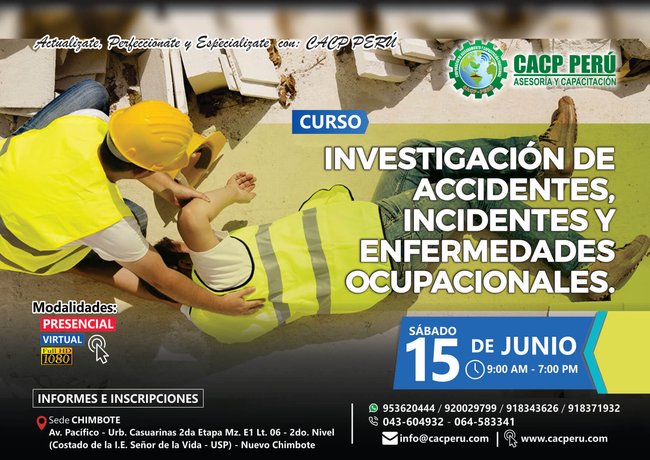 Investigación De Accidentes, Incidentes Y Enfermedades Ocupacionales. 2019 - 1