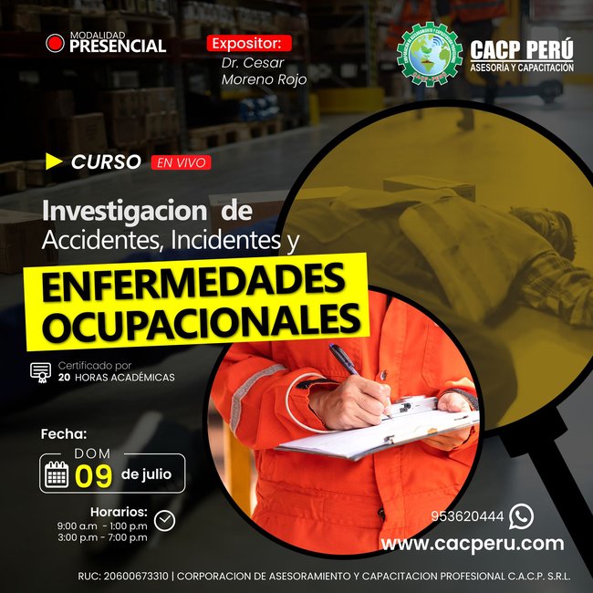Investigación De Accidentes, Incidentes Y Enfermedades Ocupacionales 2023 - 1
