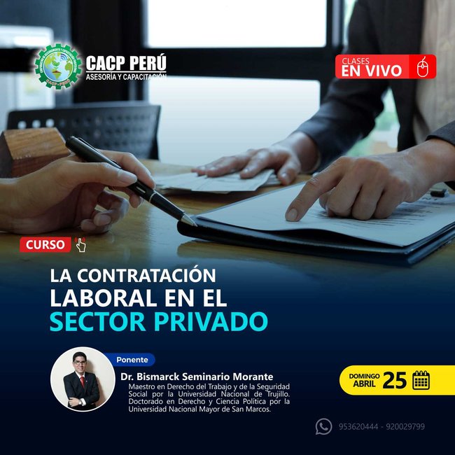 La Contratacion Laboral En El Sector Privado. 2021 - 1