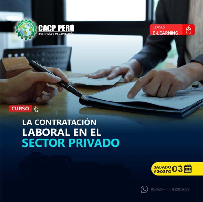 La Contratación Laboral En El Sector Privado 2024 - 2 E-Learning
