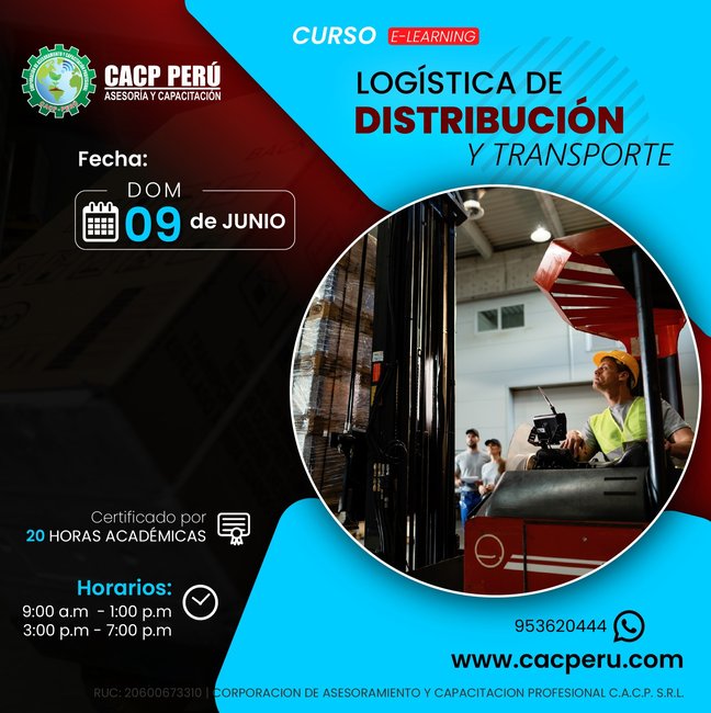 Logística De Distribución Y Transporte 2024 - 1 E-Learning