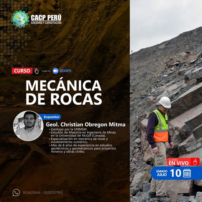 Mecánica De Rocas. 2021 - 2