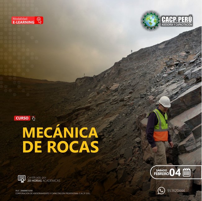 Mecánica De Rocas 2023 - 1 -E-Learning