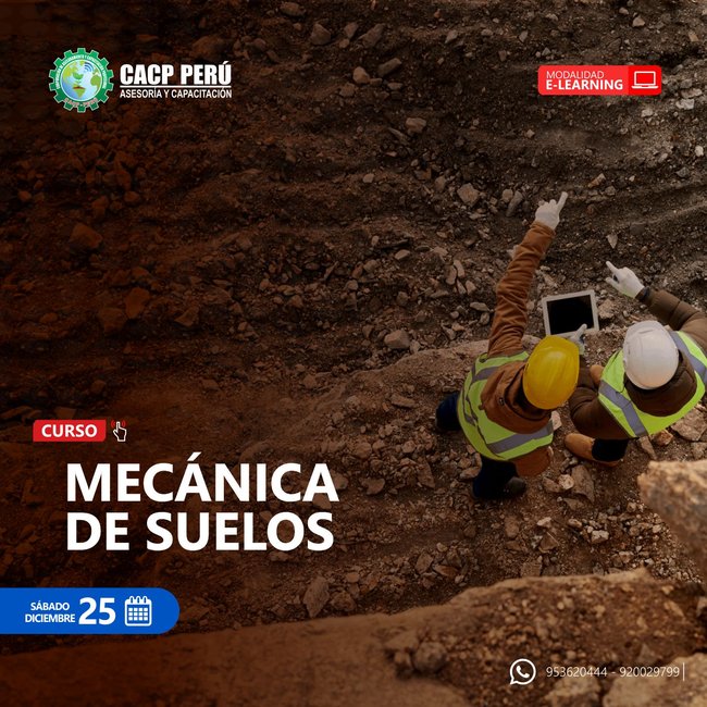 Mecánica De Suelos. 2021 - 2 - E-Learning