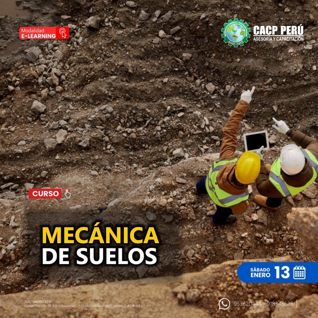 Mecánica De Suelos 2024-1 E-Learning
