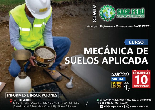 Mecánica De Suelos Aplicada. 2019 - 2