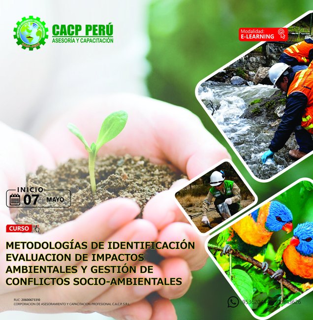 Metodologías De Identificación, Evaluación De Impactos Ambientales Y Gestión De Conflictos Socio – Ambientales 2023 - 1 - E-Learning