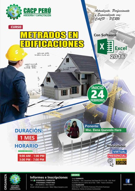 Metrados En Edificaciones. 2018 - 2