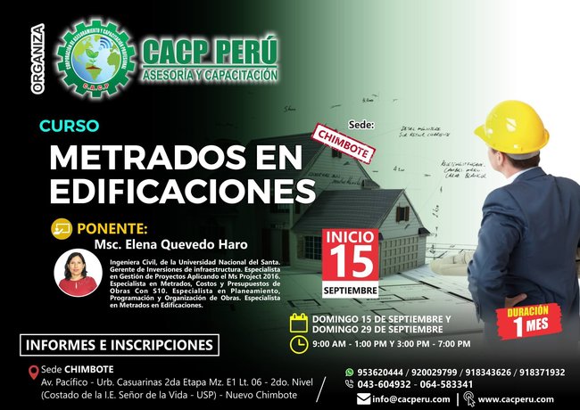 Metrados En Edificaciones. 2019 - 1